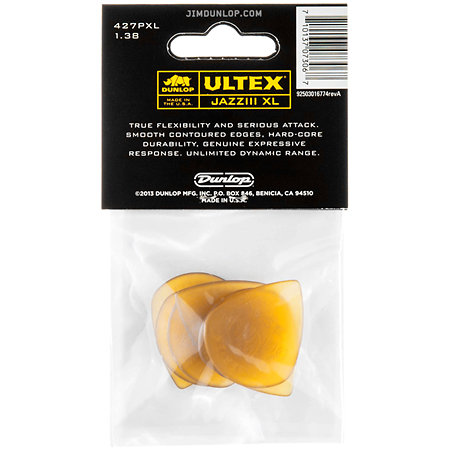 427PXL Ultex Jazz III XL 1,38 mm Sachet de 6 Dunlop