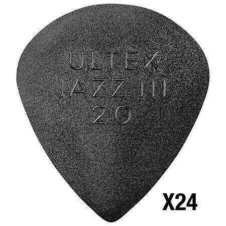 Dunlop 427R200 Ultex Jazz III 2,00 mm Sachet de 24