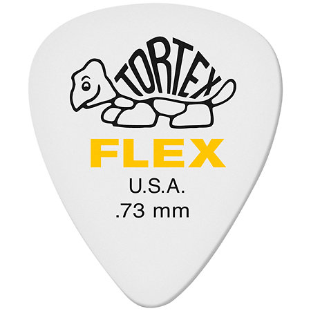 428P73 Tortex Flex 0,73 mm Sachet de 12 Dunlop