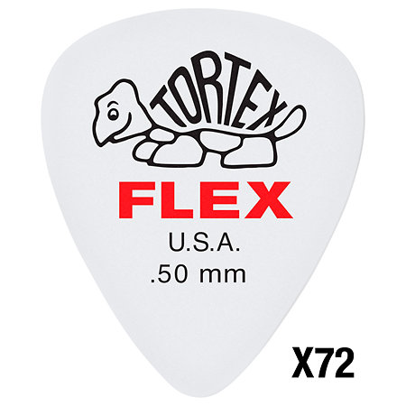 Dunlop 428R50 Tortex Flex 0,50 mm Sachet de 72