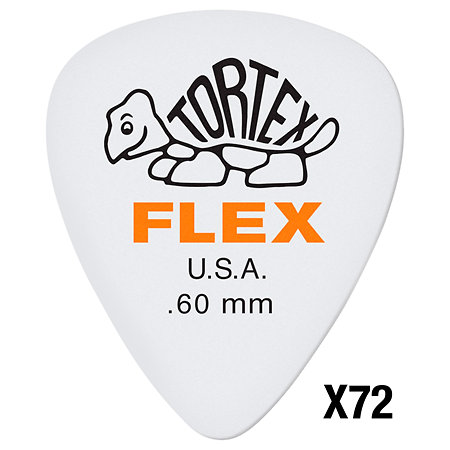 Dunlop 428R60 Tortex Flex 0,60 mm Sachet de 72