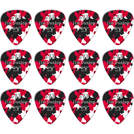 483P06H Celluloïd Confetti Heavy Pack de 12 Dunlop