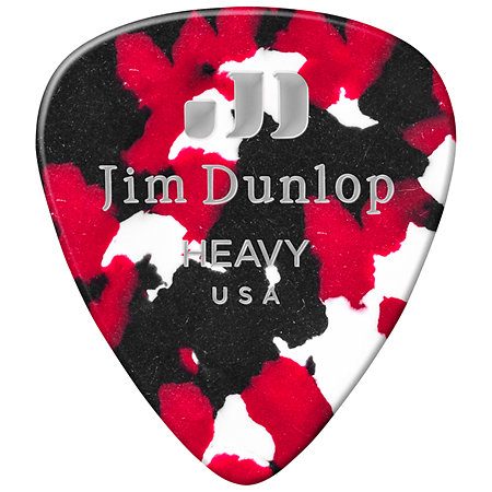 Dunlop 483P06H Celluloïd Confetti Heavy Pack de 12