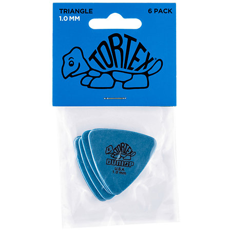 431P100 Tortex Triangle 1,00 mm Sachet de 6 Dunlop