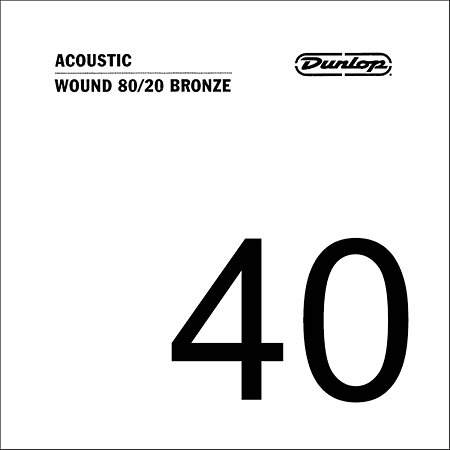 DAB40 Corde acoustique 80/20 Bronze 040 Dunlop