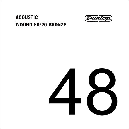 Dunlop DAB48 Corde acoustique 80/20 Bronze 048