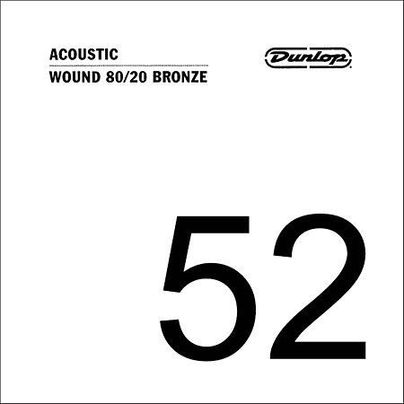 DAB52 Corde acoustique 80/20 Bronze 052 Dunlop