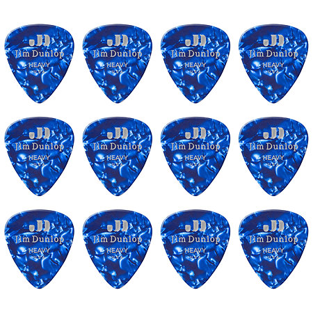 483P10HV Celluloïd Bleu Heavy Pack de 12 Dunlop