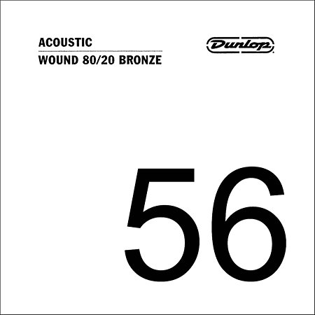 Dunlop DAB56 Corde acoustique 80/20 Bronze 056