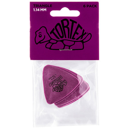 431P114 Tortex Triangle 1,14 mm Sachet de 6 Dunlop