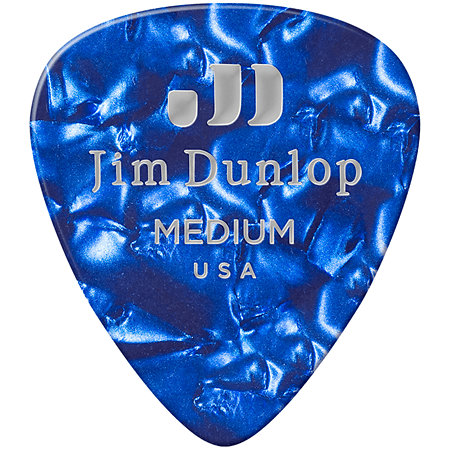 483P10MD Celluloïd Bleu Medium Pack de 12 Dunlop