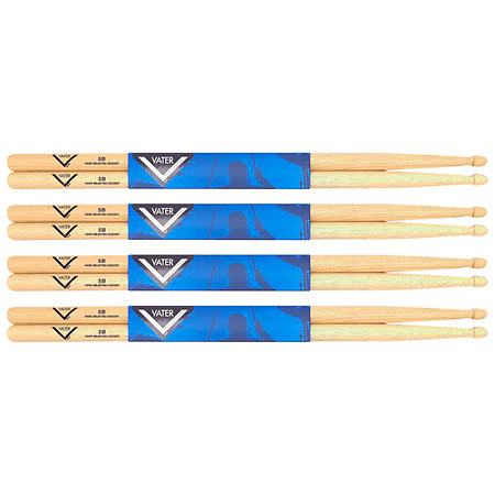 Vater VH5BW American Hickory 5B (Pack 4 paires)