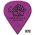 412R114 Tortex Sharp 1,14mm Sachet de 72 Dunlop