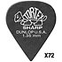 412R135 Tortex Sharp 1,35mm Sachet de 72 Dunlop