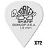 412R150 Tortex Sharp 1,50mm Sachet de 72 Dunlop