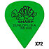 412R88 Tortex Sharp 0,88mm Sachet de 72 Dunlop