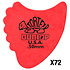 414R50 Tortex Fin 0,50mm Sachet de 72 Dunlop