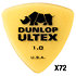 426R100 Ultex Triangle 1mm sachet de 72 Dunlop