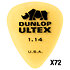 421R114 Ultex Standard 1,14 mm Sachet de 72 Dunlop