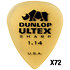 433R114 Ultex Sharp 1,14mm Sachet de 72 Dunlop