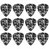 483P02EXH Celluloïd Noir Pearloid Extra Heavy Pack de 12 Dunlop