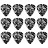 483P02H Celluloïd Noir Pearloid Heavy Pack de 12 Dunlop