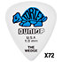 424R100 Tortex Wedge 1,00 mm Sachet de 72 Dunlop