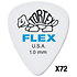 428R100 Tortex Flex 1,00 mm Sachet de 72 Dunlop