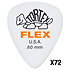 428R60 Tortex Flex 0,60 mm Sachet de 72 Dunlop