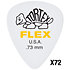 428R73 Tortex Flex 0,73 mm Sachet de 72 Dunlop