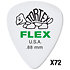 428R88 Tortex Flex 0,88 mm Sachet de 72 Dunlop