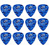 483P10MD Celluloïd Bleu Medium Pack de 12 Dunlop