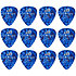 483P10TH Celluloïd Bleu Thin Pack de 12 Dunlop