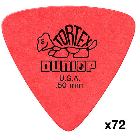 Dunlop 431R50 Tortex Triangle 0,50 mm Sachet de 72