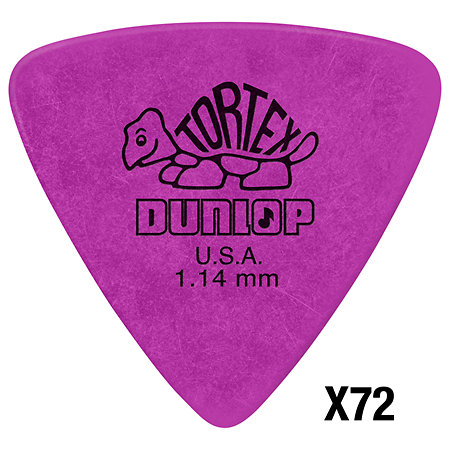 Dunlop 431R114 Tortex Triangle 1,14 mm Sachet de 72