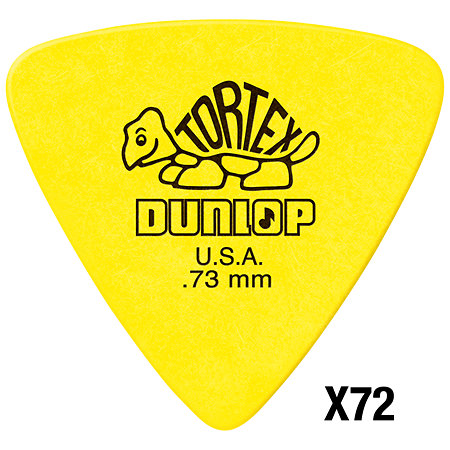 431R73 Tortex Triangle 0,73 mm Sachet de 72 Dunlop