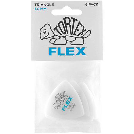 456P100 Tortex Flex Triangle 1,00 mm Sachet de 6 Dunlop