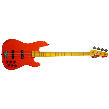 GV 4 Gloxy Fiesta Red + housse Markbass