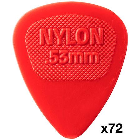 Dunlop 443R53 Nylon Midi 0,53 mm Sachet de 72