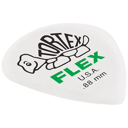 466P088 Tortex Flex Jazz III XL 0,88 mm Sachet de 12 Dunlop