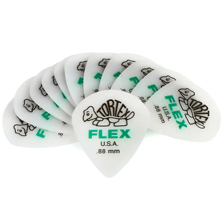 466P088 Tortex Flex Jazz III XL 0,88 mm Sachet de 12 Dunlop