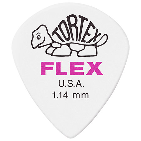 Dunlop 466P114 Tortex Flex Jazz III XL 1,14 mm Sachet de 12