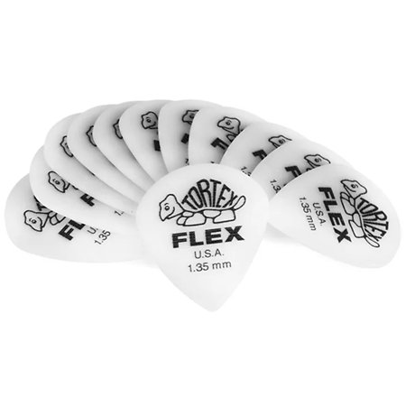 466P135 Tortex Flex Jazz III XL 1,35 mm Sachet de 12 Dunlop