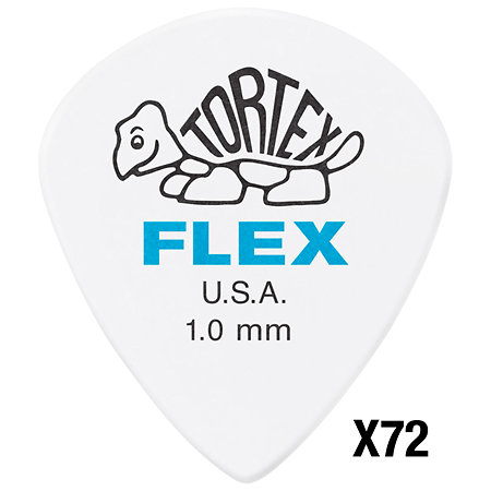 Dunlop 468R100 Tortex Flex Jazz III 1,00 mm Sachet de 72