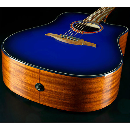 Tramontane Dreadnought Cutaway Electro Special Edition Blue Burst LAG