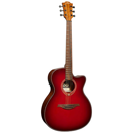 Tramontane Auditorium Cutaway Electro Special Edition Red Burst LAG