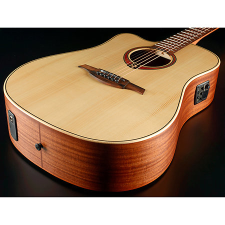 Tramontane TL70DCE-NAT Dreadnought Gaucher Cutaway Électro Naturelle LAG