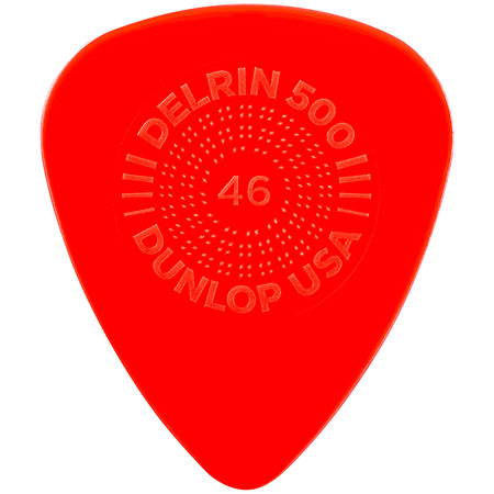 450P046 Delrin 500 Prime Grip 0,46 mm Sachet de 12 Dunlop