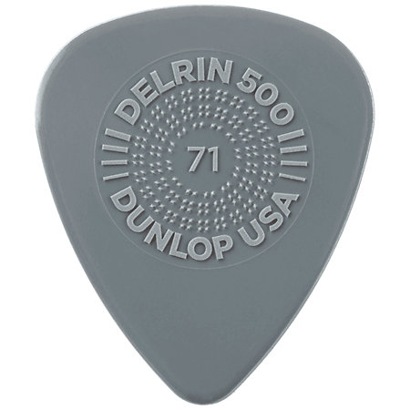 Dunlop 450P071 Delrin 500 Prime Grip 0,71 mm Sachet de 12