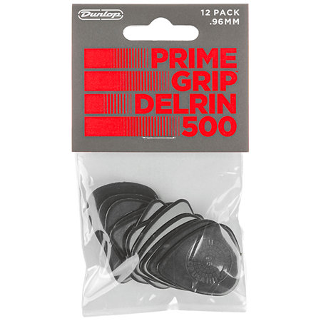 450P096 Delrin 500 Prime Grip 0,96 mm Sachet de 12 Dunlop